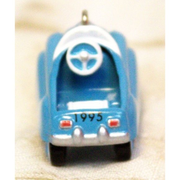 Vtg 1995 Hallmark Keepsake Ornament Mini Kiddie Car Classic Blue Murray Champion - Picture 5 of 13
